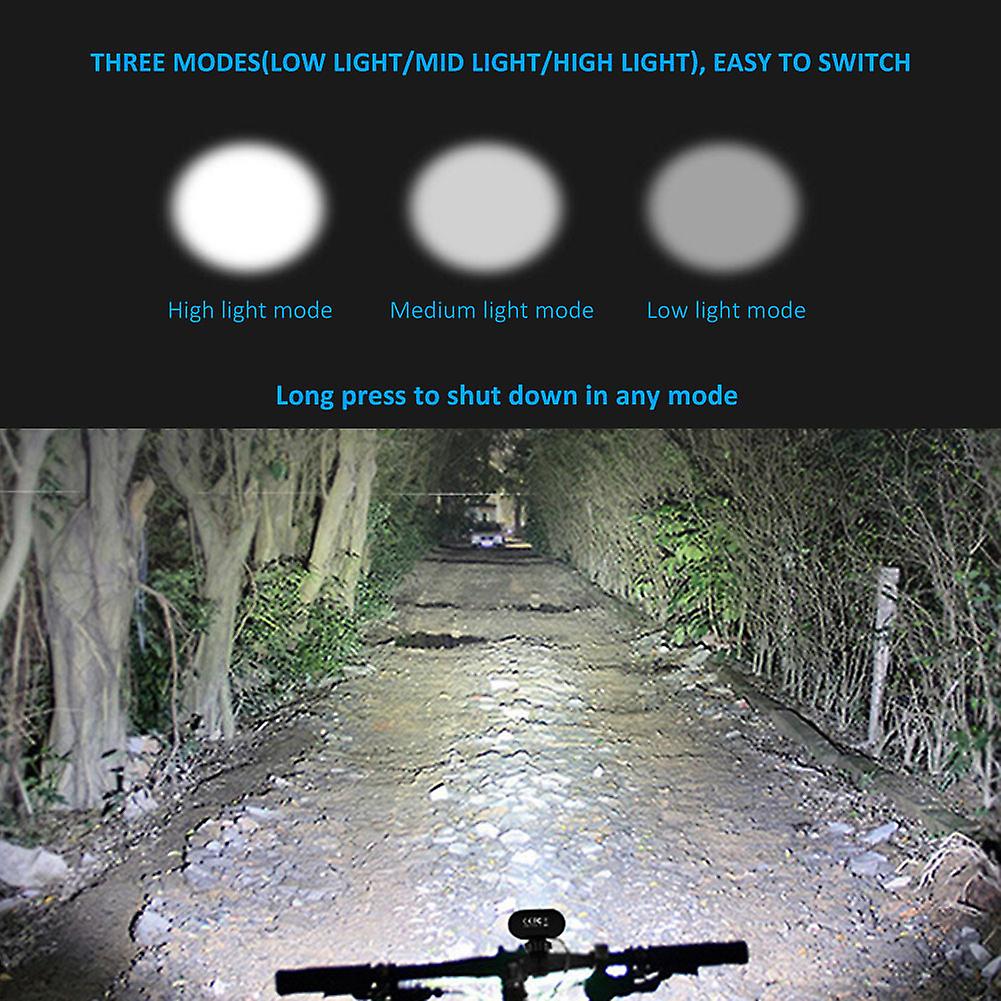 Waterproof T6 Led Bike Bicycle Light Headlamp Usb Charging Lamp Cycling Flashlight