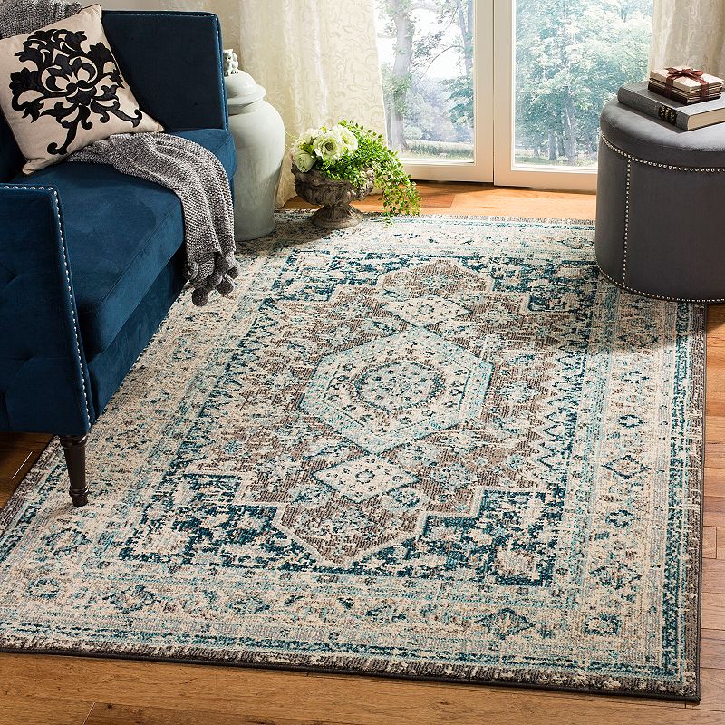 Safavieh Phoenix Maya Framed Medallion Rug