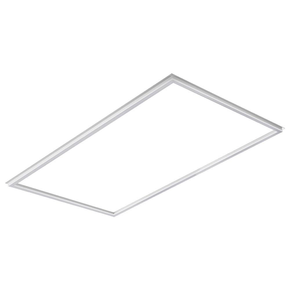 BEYOND LED TECHNOLOGY Geometric 2 ft. x 4 ft. 5000-7500 Lumens Integrated LED Grid Panel Light CCT Adjustable 3000K-4000K-5000K (6-Pack) 151400-1