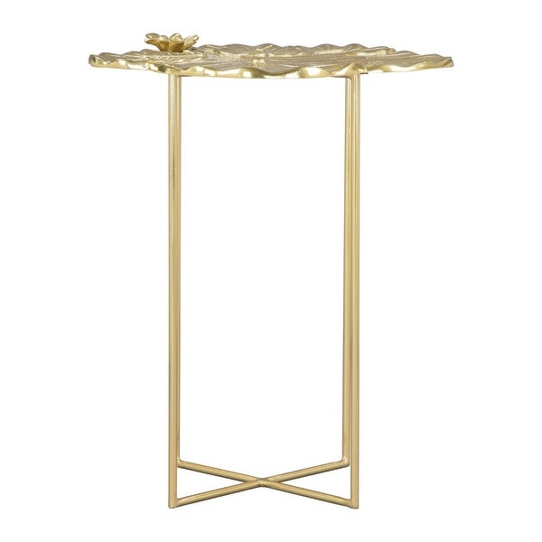 Lotus Side Table Gold - 16.7