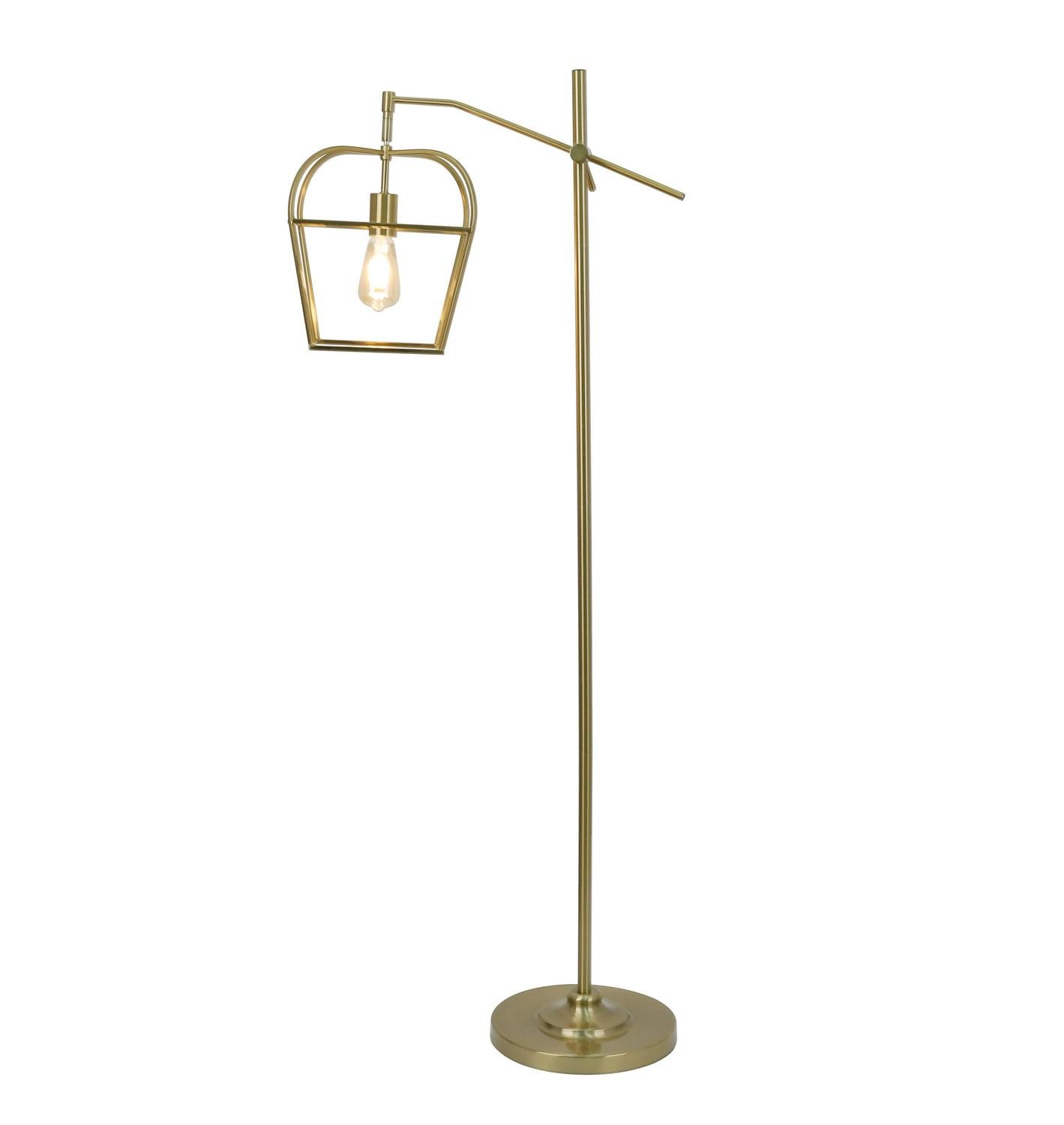 My Texas House Brass Chandelier Floor Lamp