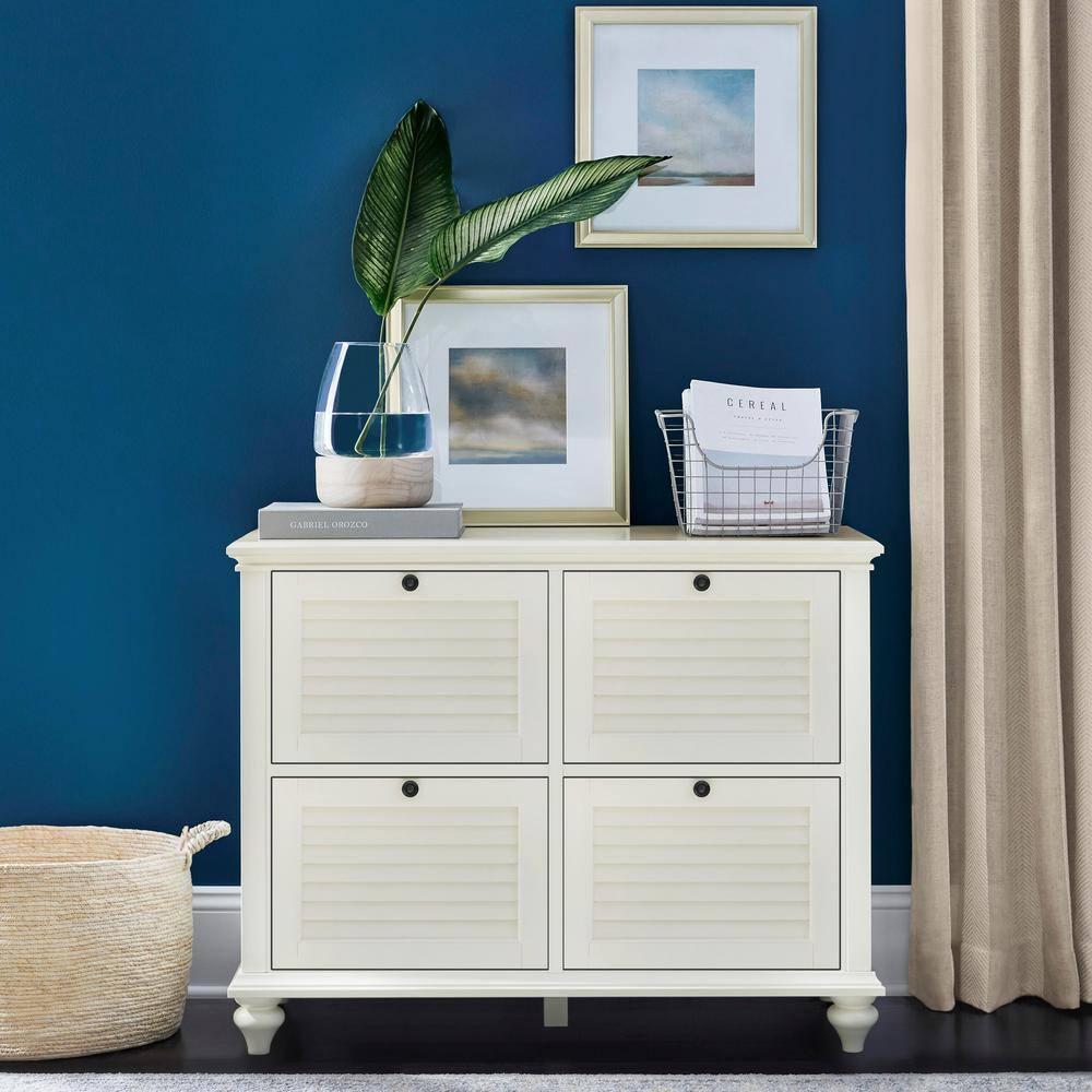 Home Decorators Collection Hamilton Off-White 4-Drawer File Cabinet 9786800410