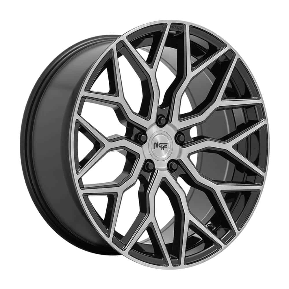 Niche 1PC M262 MAZZANTI M262 20X10.5 5X112 GL-BLK-BRSHD 40MM