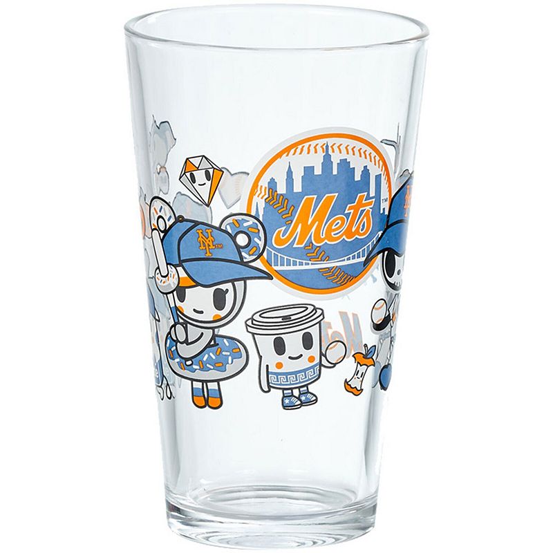 tokidoki New York Mets 16oz. Pint Glass