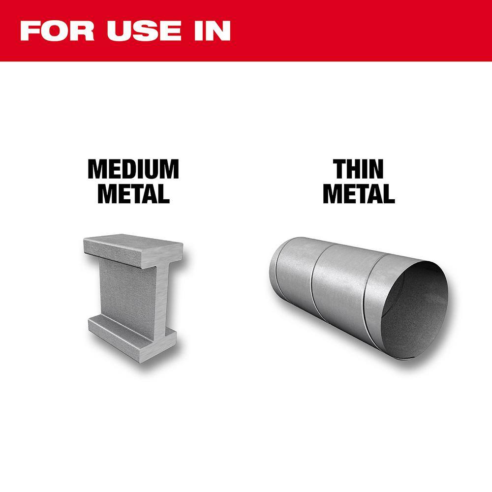 MW Oscillating Multi-Tool Blade Kit with Sawzall Metal Cutting Reciprocating Blades Set (48-Piece) 49-10-9920-49-22-1216Y