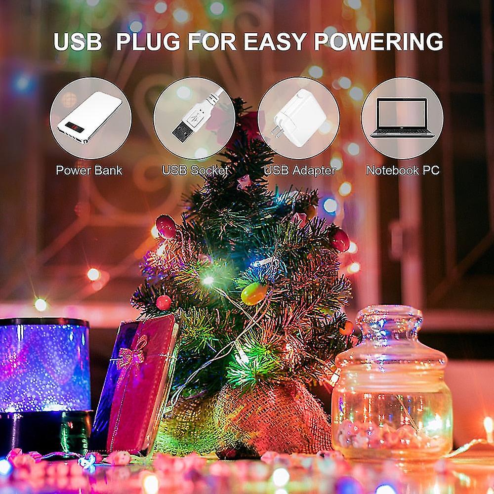 Usb Christmas Lights String Party Lights Birthday Decoration Ws2812b Rgb Led Light Dreamcolor String Addressable Individually 5v