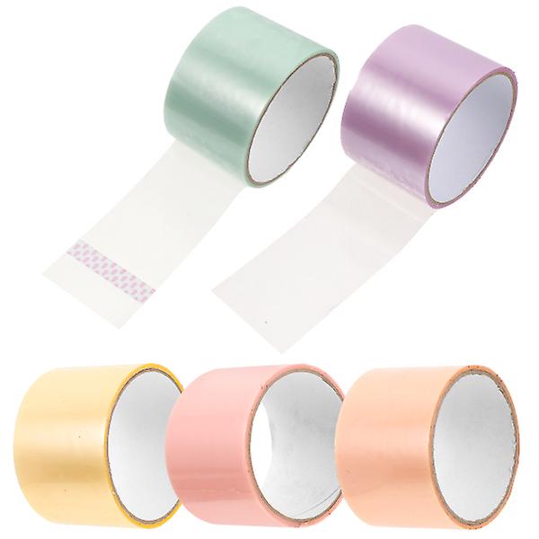 5 Rolls Of Sticky Ball Tape Material Adhesive Craft Rolling Tape Decompression Tape Plaything