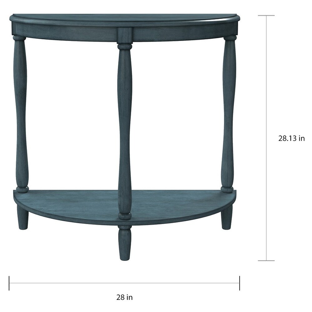 Landree Country 28 inch Wood 1 Shelf Entryway Table by Furniture of America