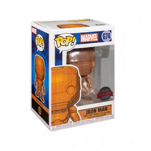 Iron Man Wood Deco US Exclusive Pop! Vinyl