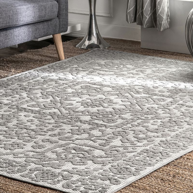 nuLoom Indoor/Outdoor Contemporary Celestial Area Rug