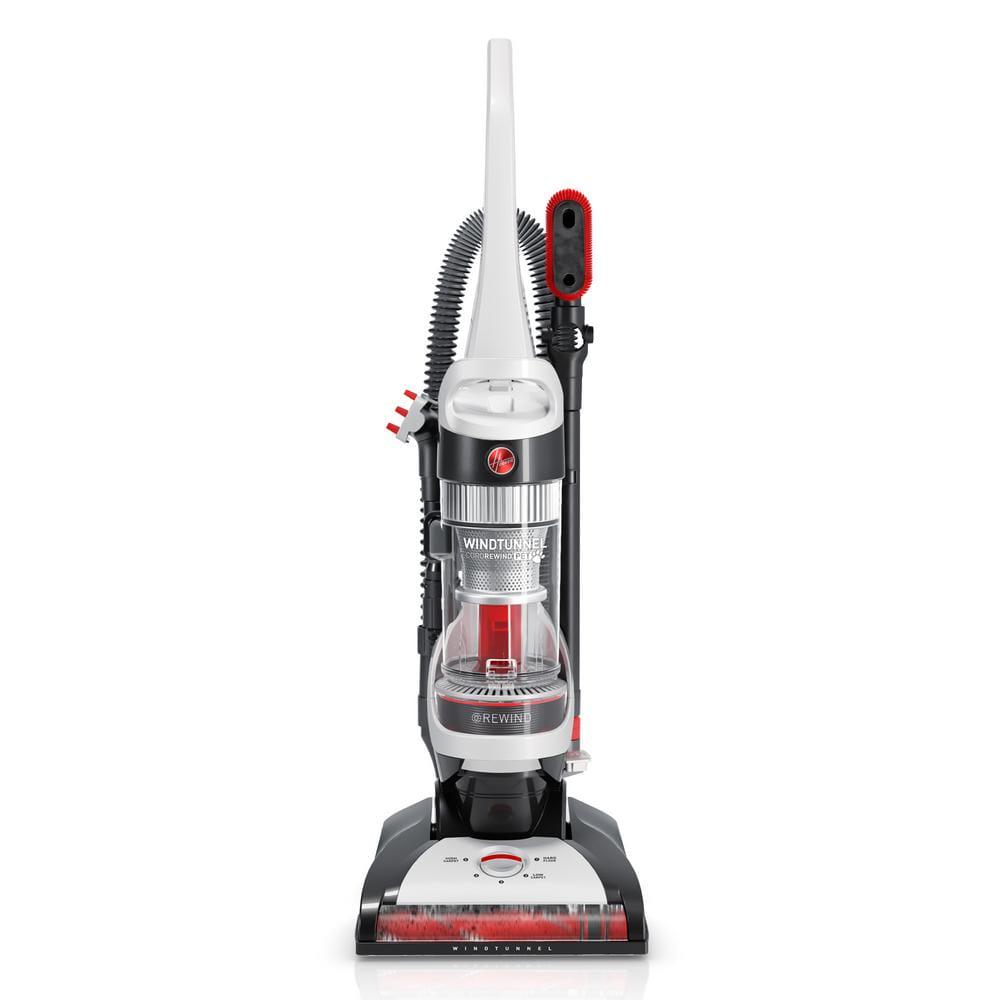 HOOVER WindTunnel Bagless Pet Upright Vacuum Cleaner with Automatic Cord Rewind and Steam Complete Pet Steam Mop