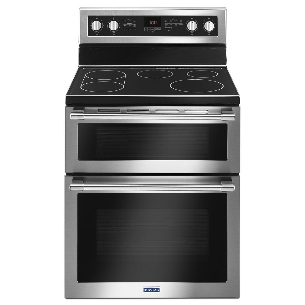 Maytag 30-inch Freestanding Electric Range with Power? Element YMET8800FZ