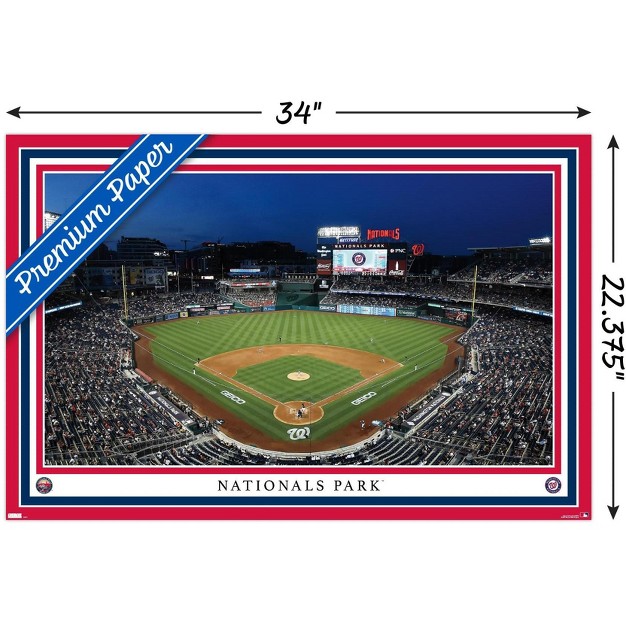 Trends International Mlb Washington Nationals Nationals Park 22 Unframed Wall Poster Prints