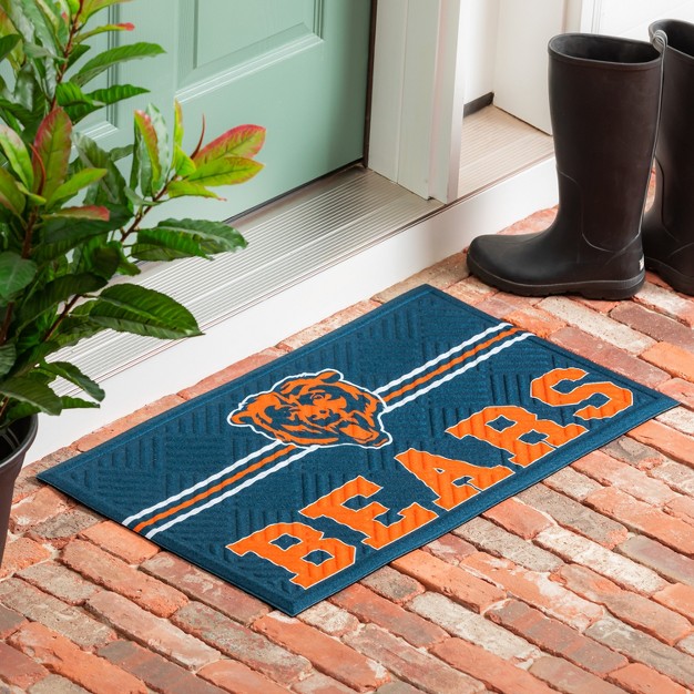 Embossed Mat Cross Hatch Chicago Bears