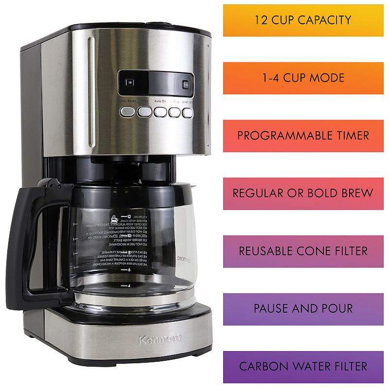 Kenmore Aroma Control Programmable 12-cup Coffee Maker