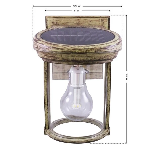 Grayton Solar Coach Lantern - Wall Mount - 3 Color Options by Havenside Home