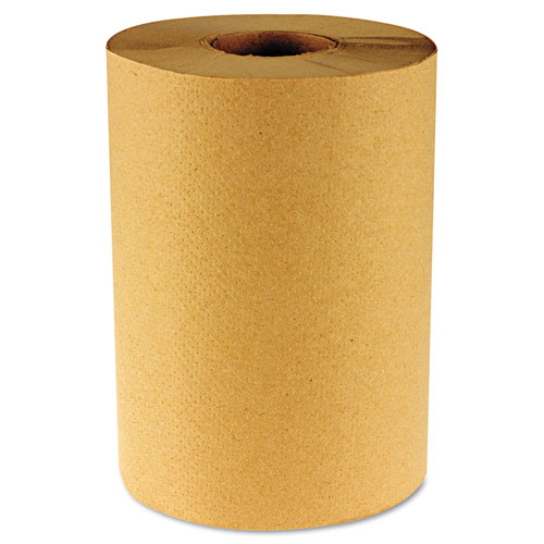 Boardwalk Hardwound Paper Towels | Nonperforated 1-Ply Natural， 800 ft， 6 Rolls