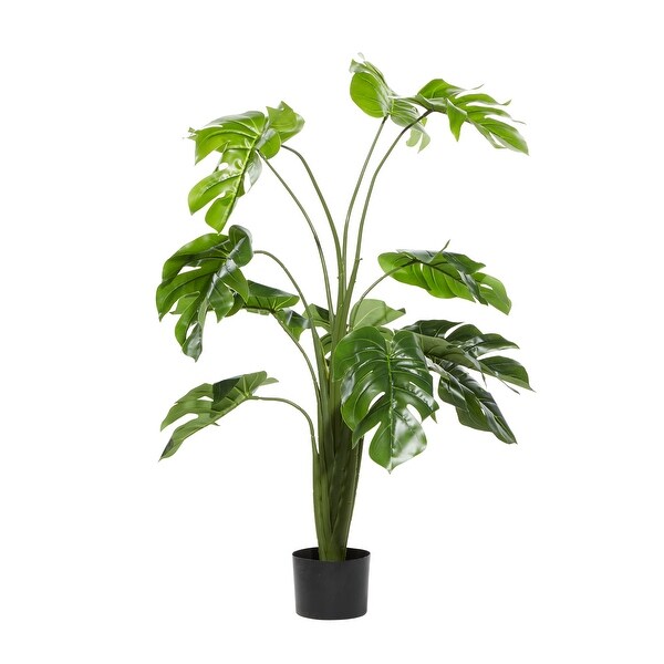 Green Artificial Banana Leaf Plant Foliage