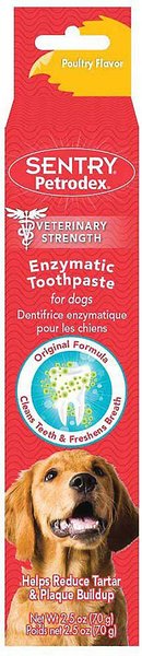 Sentry Petrodex Veterinary Strength Enzymatic Poultry Flavor Dog Toothpaste