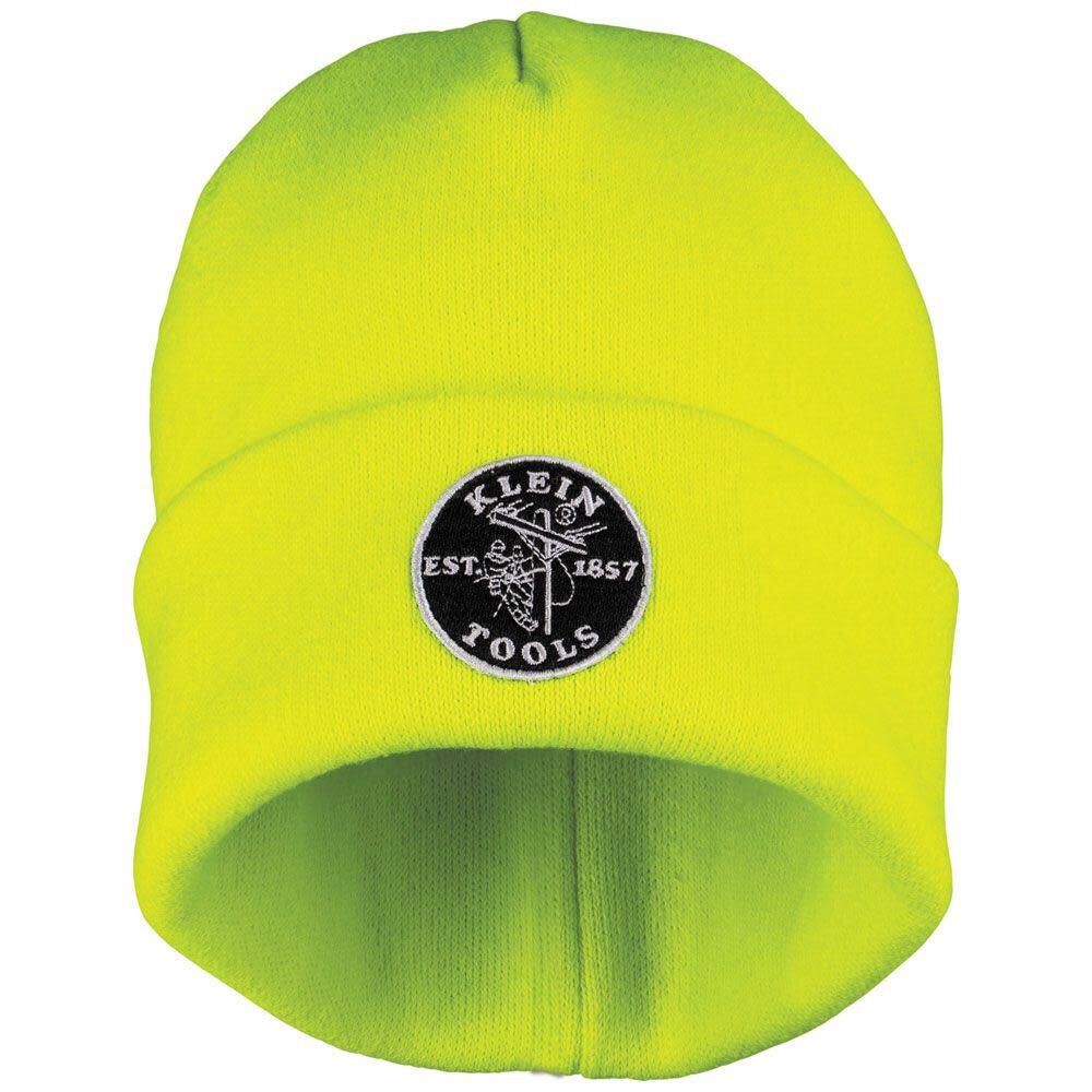 Klein Tools Heavy Knit Hat High Visibility Yellow 60568 from Klein Tools