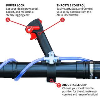 Tomahawk Power 3 HP Turbo Boosted Backpack Fogger for Mosquito ZIKA Protection TMD14