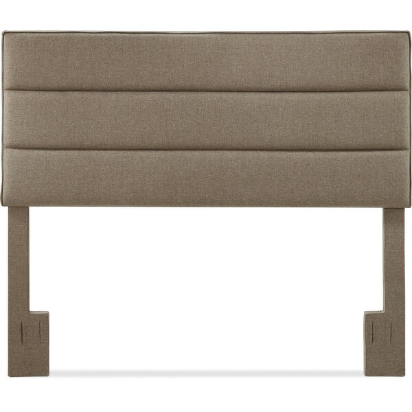 Serta Palisades Upholstered Headboard， Queen Size， Brown - - 21827969