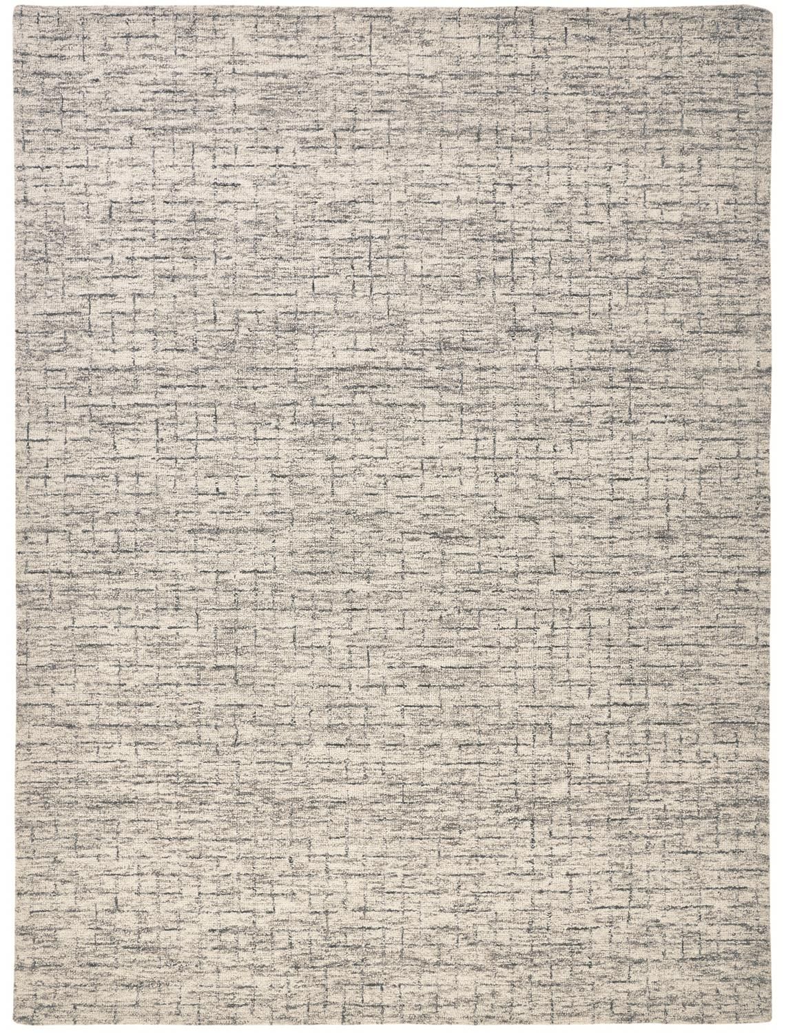 Natal Hand Tufted Ivory and Gray Rug by BD Fine