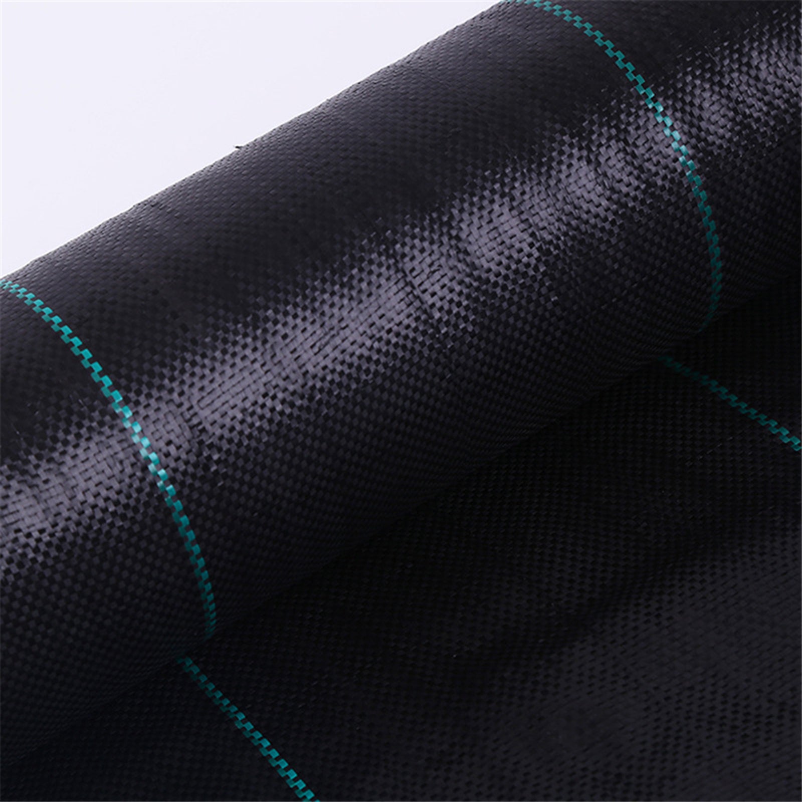 BToBackyard Plastic Mulch Ground Cover Weed Film Woven Grass Cloth Fabric Weave PP Black Garden Landscape Breathable Sheet Mat