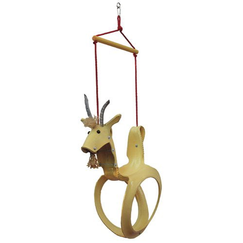 Sparkling Line SL001702 Goat Tire Swing- Yellow