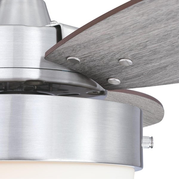 Westinghouse Lighting Alloy 3-Blade Indoor Ceiling Fan with LED Light Fixture and Opal Frosted Glass Shopping - The Best Deals on Ceiling Fans | 39655610