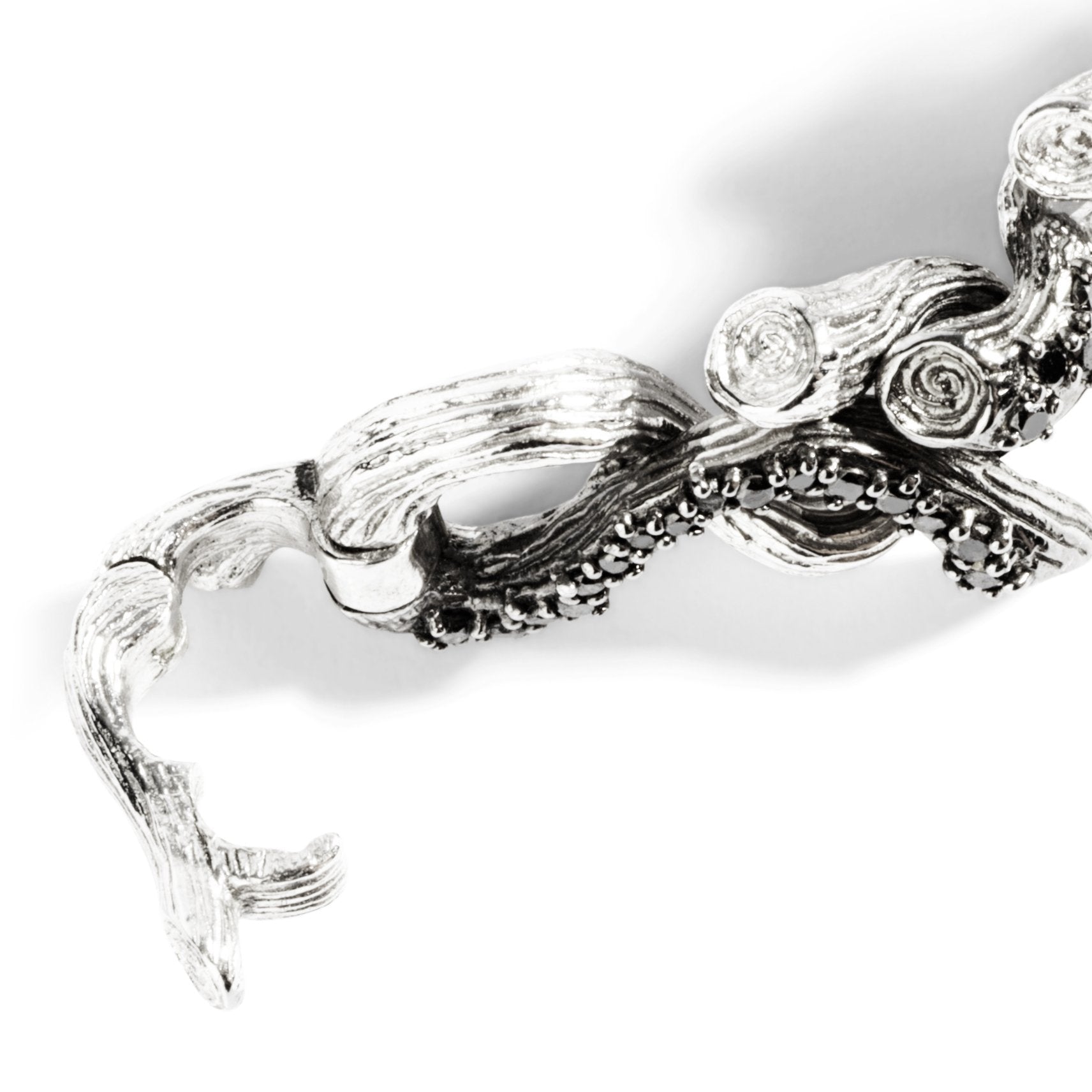 Branch Coral Bracelet with Diamonds