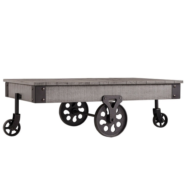 Myra Industrial and Rustic 47-inch Coffee Table by iNSPIRE Q Classic