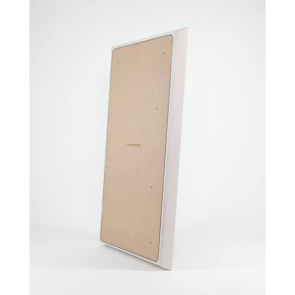 PROSOCOUSTIC WAVERoom Pro 1 in. x 24 in. x 48 in. Diffusion-Enhanced Sound Absorbing Acoustic Panel in Stone WRP-Single-BigPanel-ST