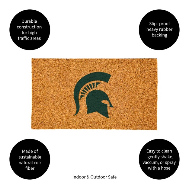 Coir Mat 16 quot x28 quot Michigan State University