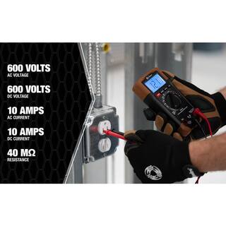 Southwire Auto-Ranging Digital Multi-Meter 600-Volt ACDC 65031240