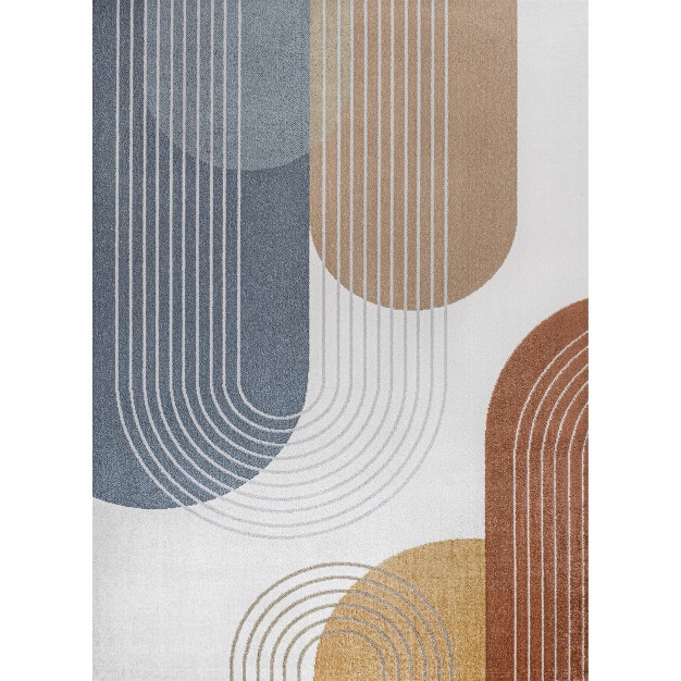 Jonathan Y Arches Contemporary Minimalist Machine washable Area Rug