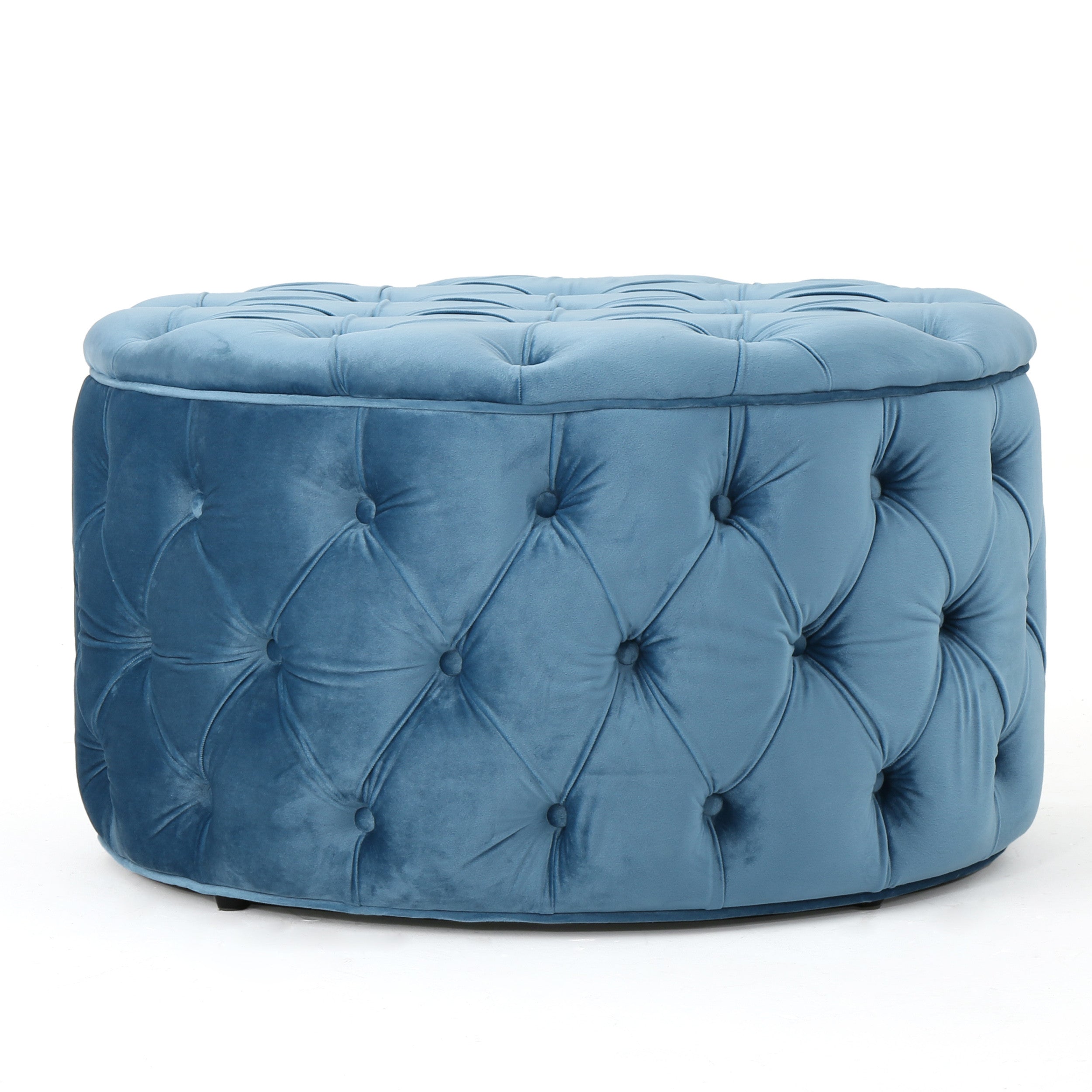 Zuma Aqua New Velvet Ottoman