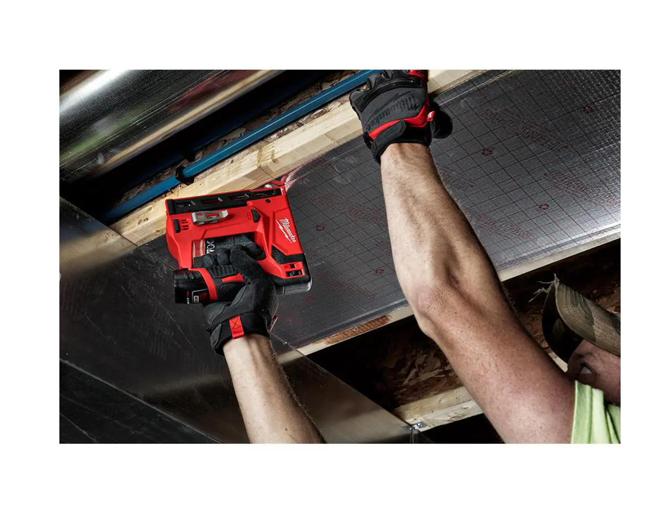 Milwaukee 2445-20-2447-20-48-11-2412 M12 12V Lithium-Ion Cordless Jig Saw and Crown Stapler with two 3.0 Ah Batteries