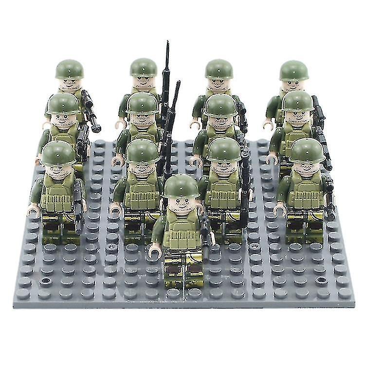 Police Building Blocks Military Series Boys Special Police Minifigure Wwii Special Forces Villain Toy