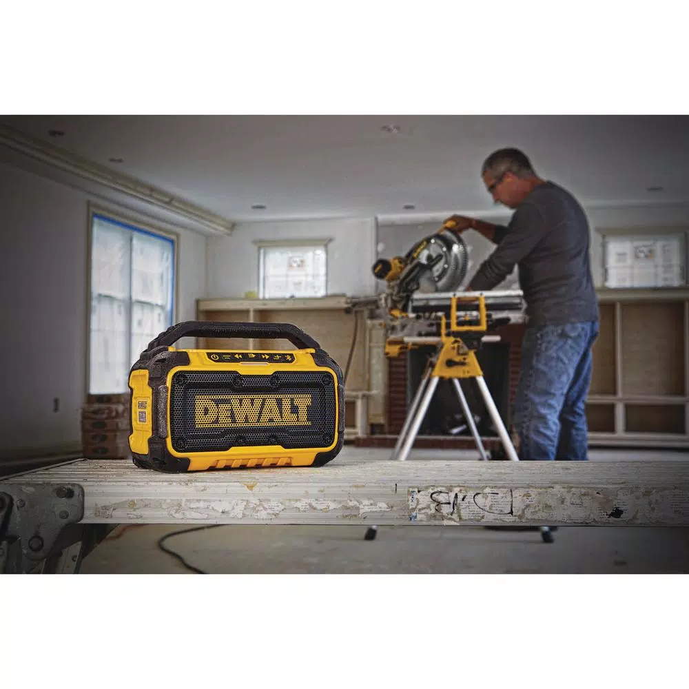 DEWALT 20-Volt MAX Bluetooth Speaker with (1) 20-Volt Battery 3.0Ah and Charger and#8211; XDC Depot