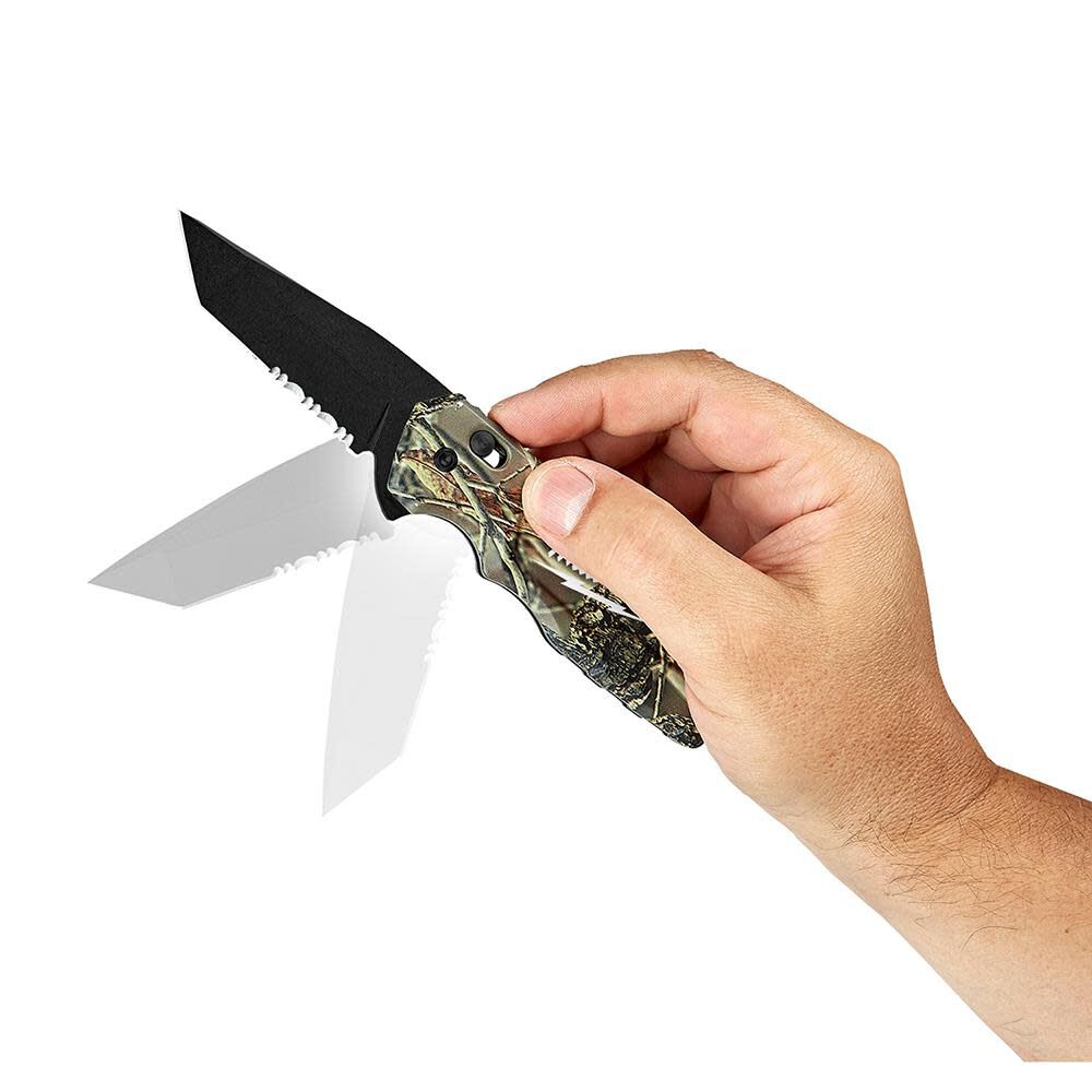 Milwaukee FASTBACK Camo Spring Assisted Folding Knife 48-22-1535 from Milwaukee