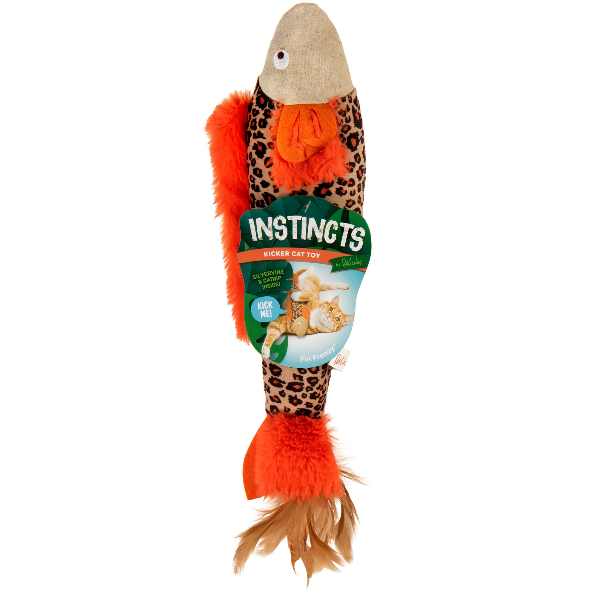 Petlinks Instincts Fin Frenzy Cat Toy， Small