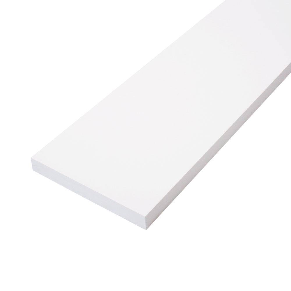 CMPC 1 in. x 5 in. x 8 ft. Finger-Joint Primed Pine Board (Actual Size: 0.7086 in. x 4.5 in. x 8 ft.) (6-Piece per Box) CMPC0028753