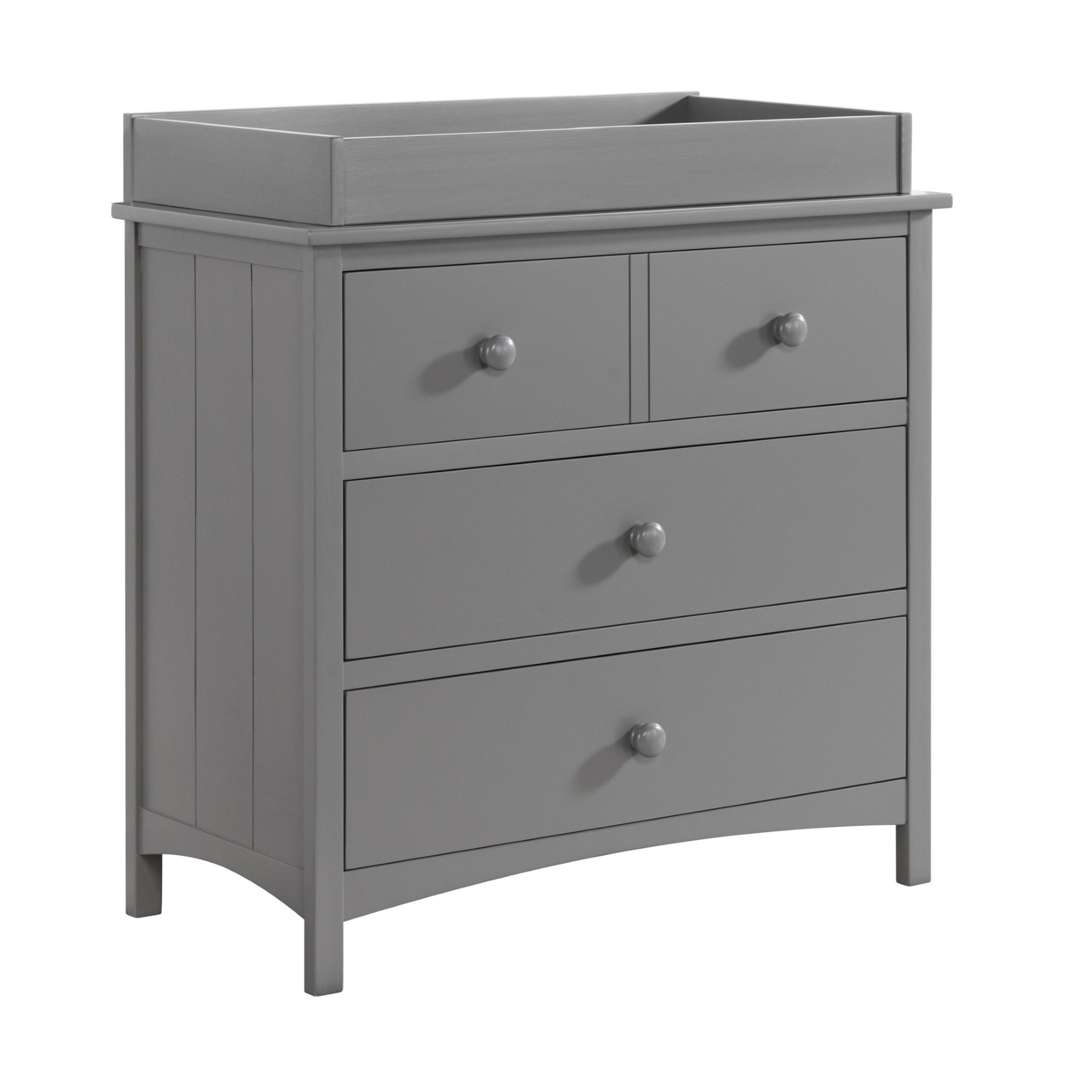 Oxford Baby Changing Topper for 3-Drawer Dresser, Dove Gray