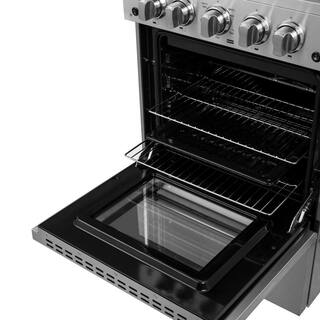 Forno Breno - 24 in. Gas Range 4 Sealed Burners FFSGS6272-24