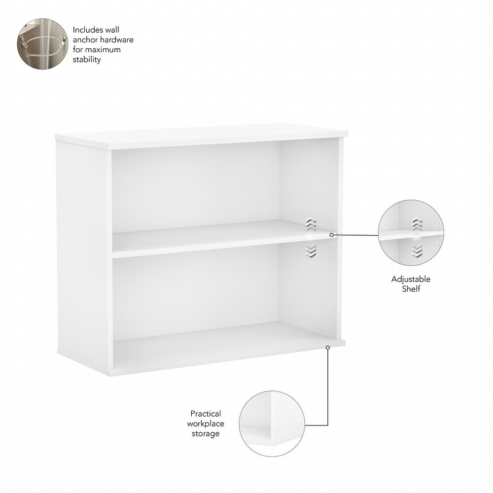 Studio A Small 2 Shelf Bookcase by Bush Business Furniture