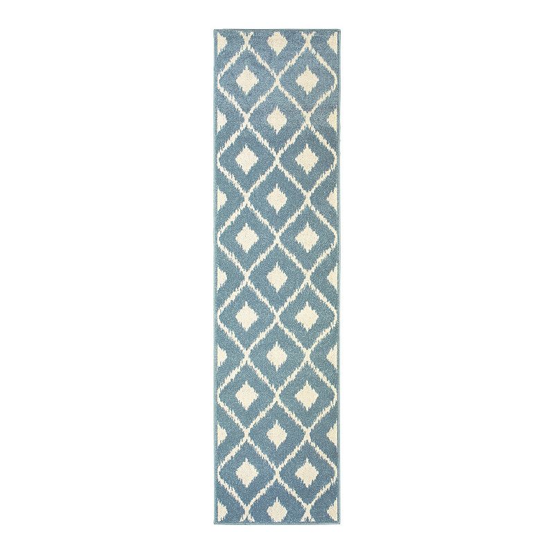 StyleHaven Belize Diamond Ikat Lattice Indoor Outdoor Rug