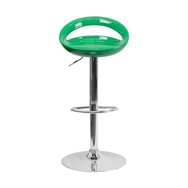 Plastic Adjustable Height Bar Stool