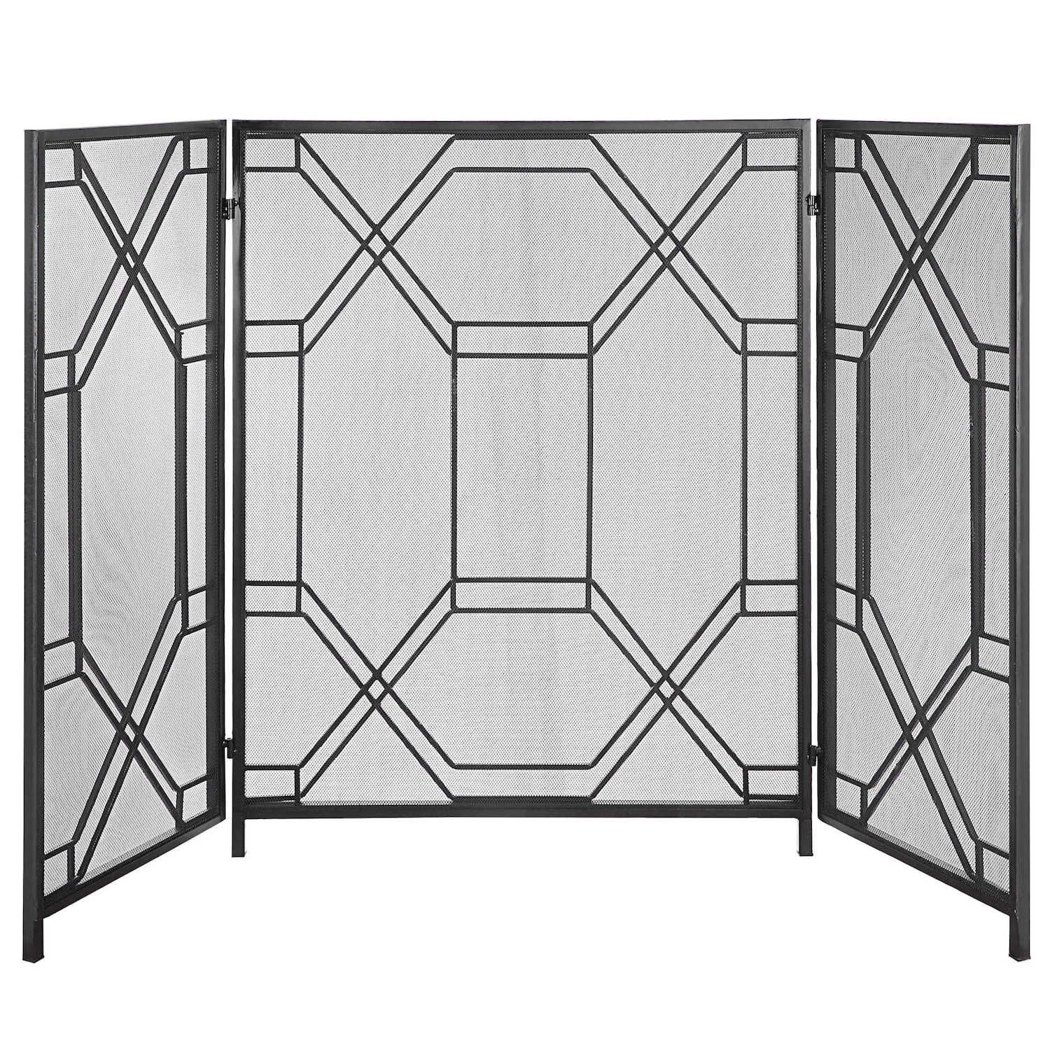 Uttermost Rosen Geometric Fireplace Screen