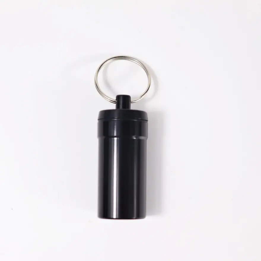 EDC Waterproof Tank Medicine Pill Bottles Mini Portable Outdoor Survival Box for Camping Hiking